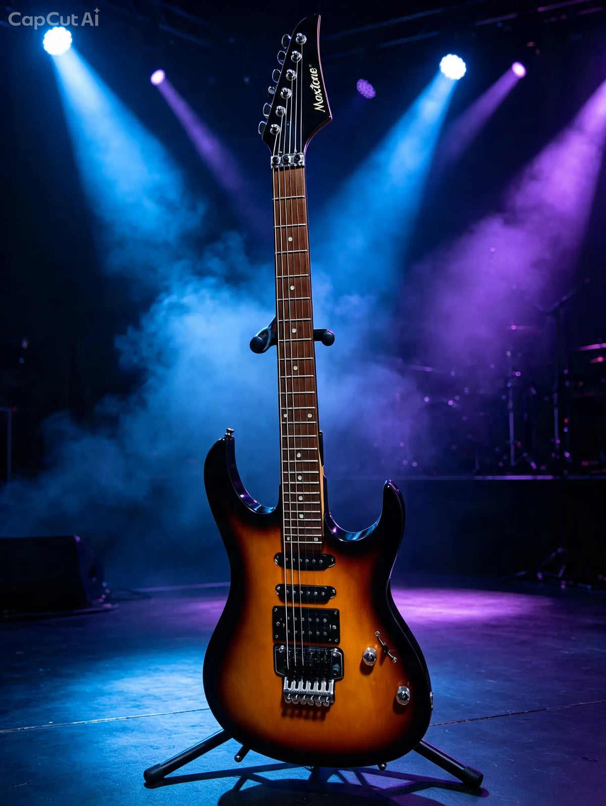 Electric guitar Maxtone SunBurst